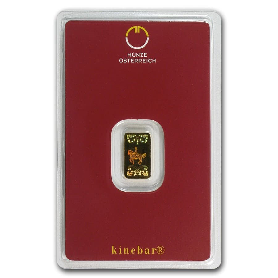 Austria Kinebar Gold 1 gram Bar