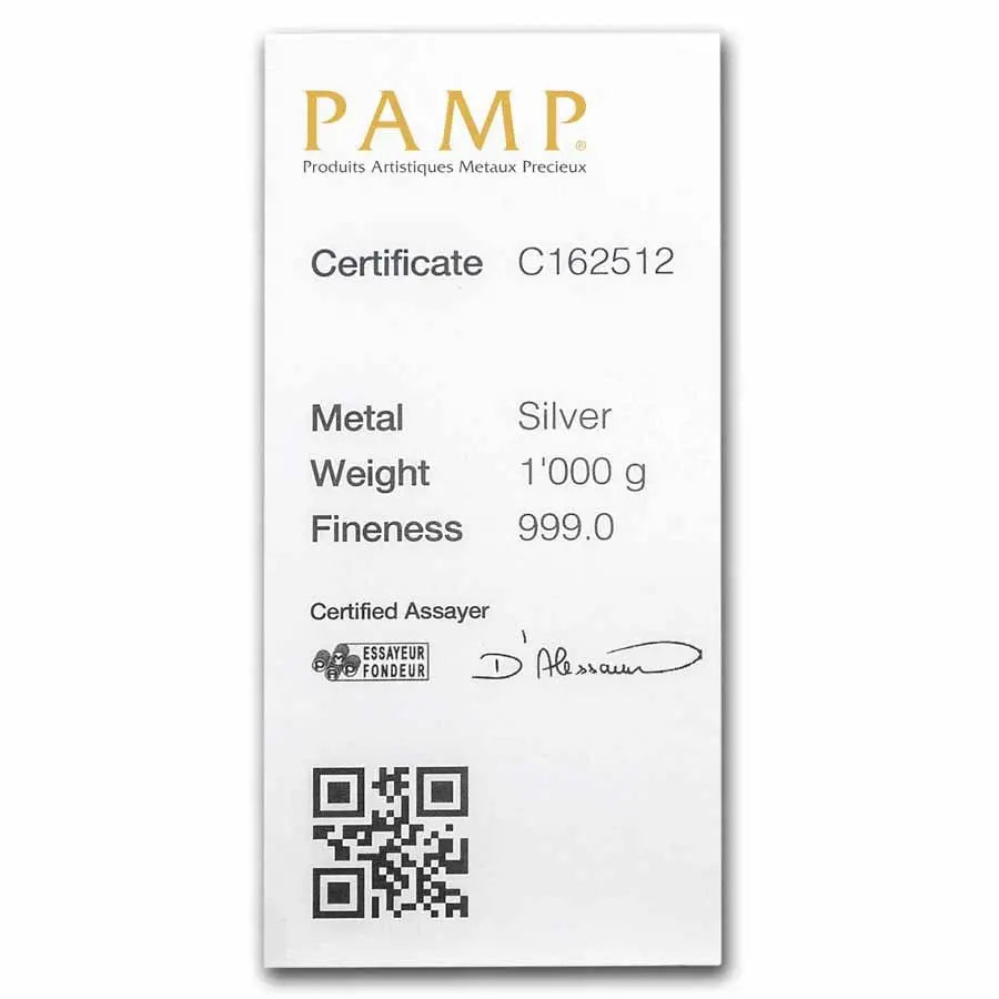 PAMP Suisse Silver 1 kilo PAMP Suisse