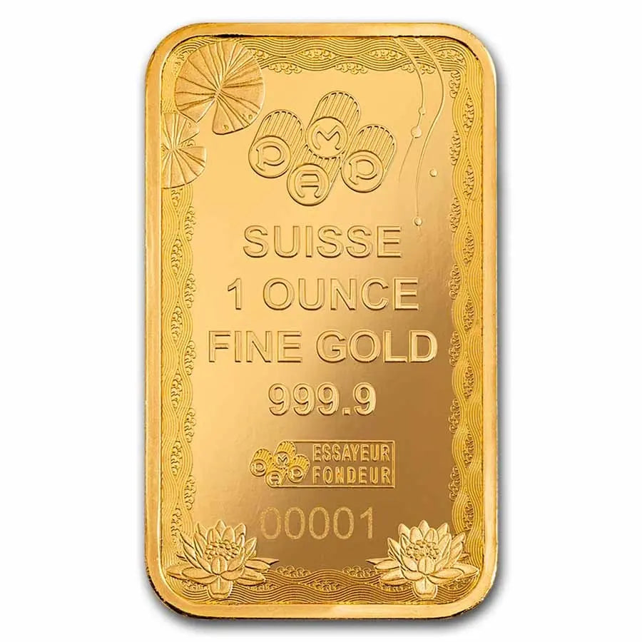 PAMP Suisse Good Luck Koi Fish Gold 1 oz (ounce) Bar PAMP Suisse