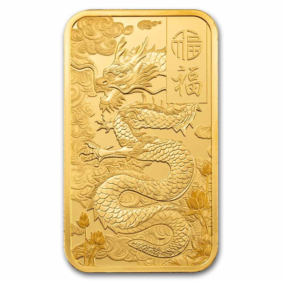 بامب سويس الحظ السعيد التنين الأصفر ذهب 1 أونصة