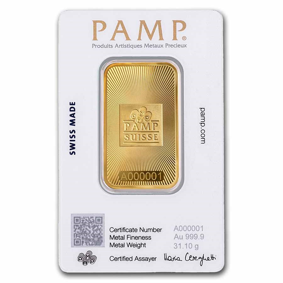 PAMP Suisse Gold 1 oz (New Design)