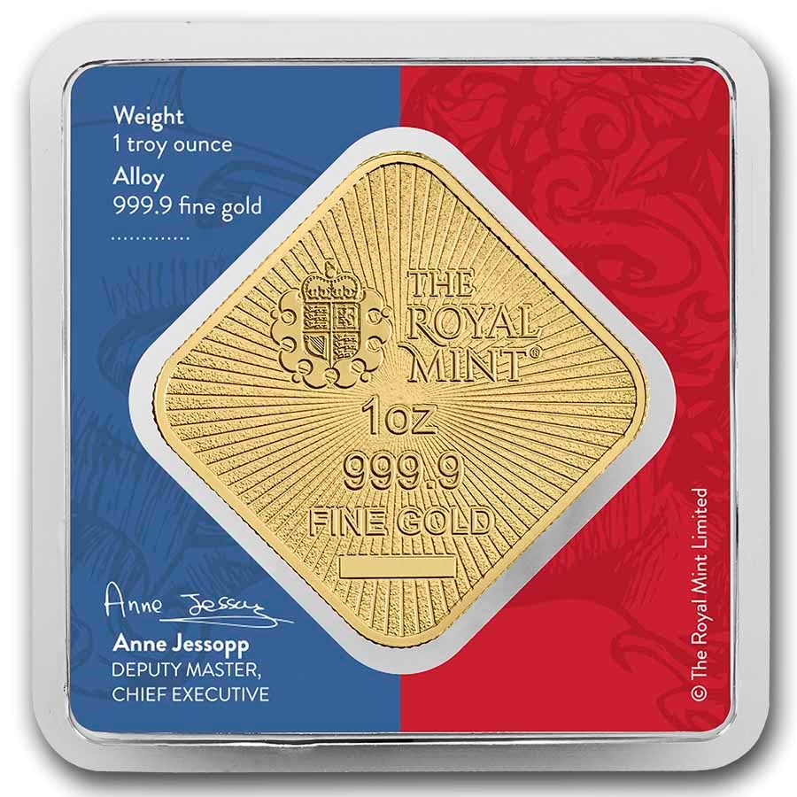 Great Britain Britannia and Liberty Gold 1 oz (ounce) Bar