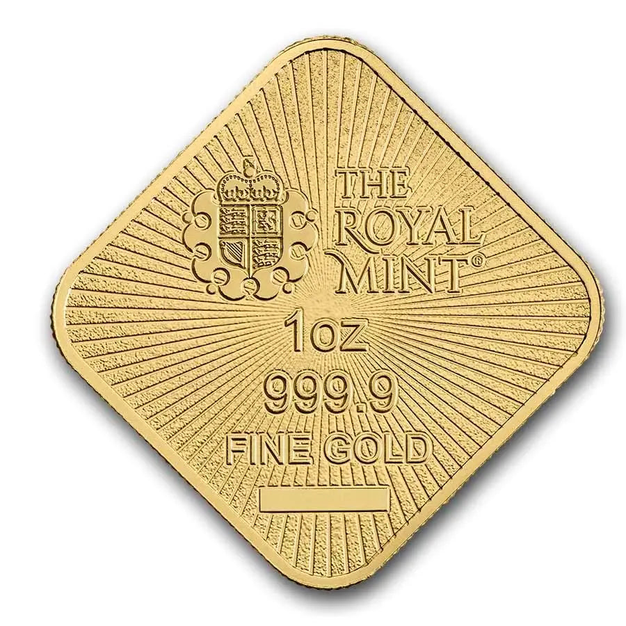Great Britain Britannia and Liberty Gold 1 oz (ounce) Bar The Royal Mint