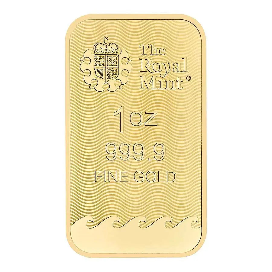 Great Britain Britannia Gold 1 oz (ounce) Bar The Royal Mint