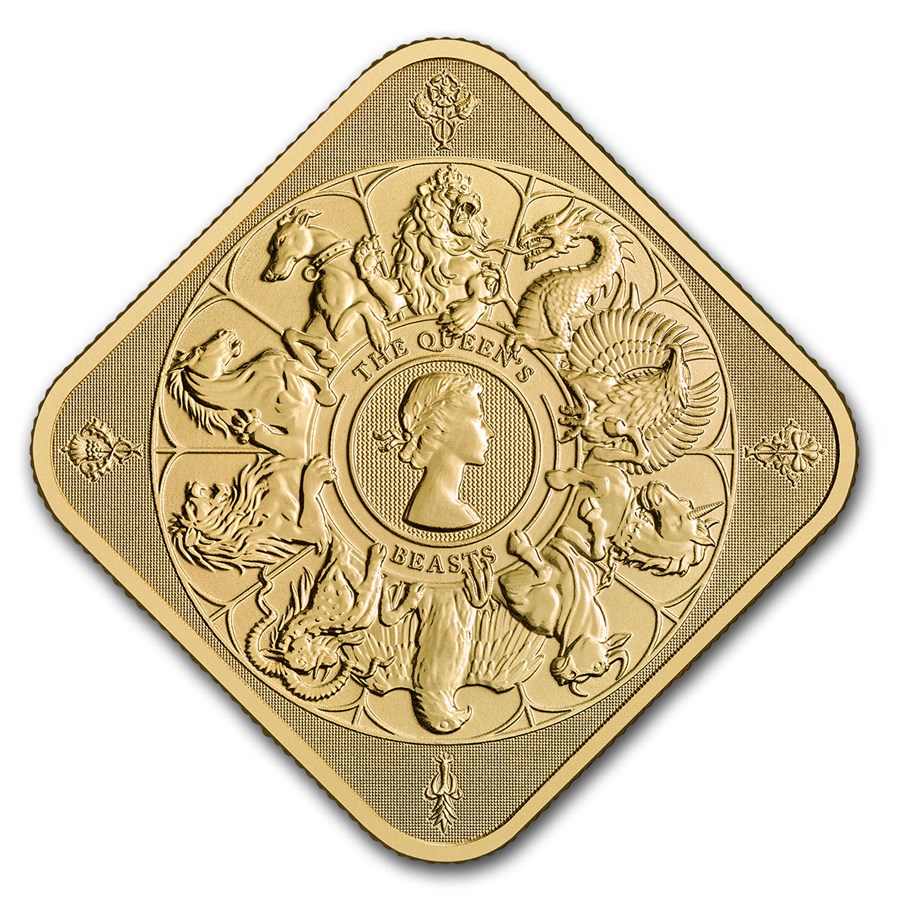 Great Britain Queen's Beasts Completer 2025 Gold 5 gram Bar