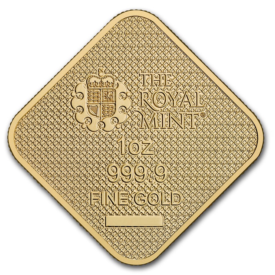 Great Britain Queen's Beasts 2025 Gold 1 oz (ounce) Bar