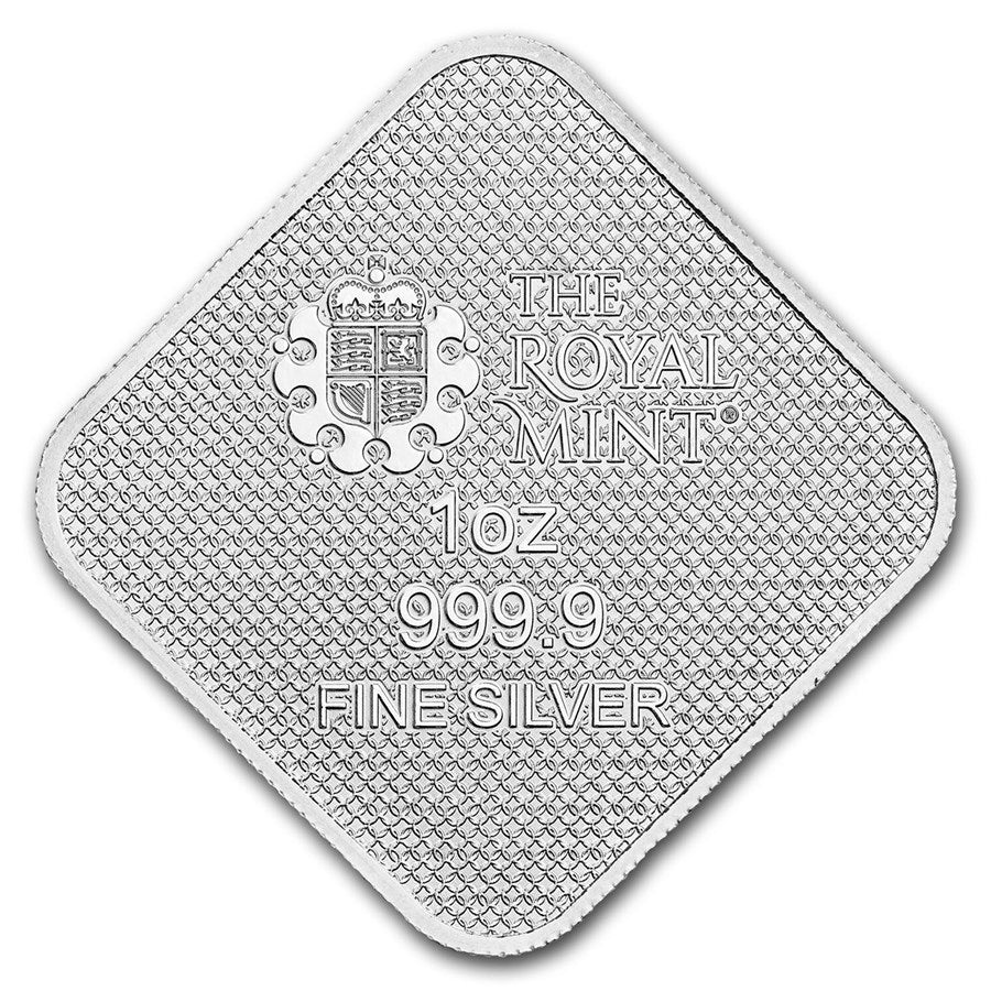 Great Britain Queen's Beasts Completer 2025 Silver 1 oz (ounce) Bar in TEP