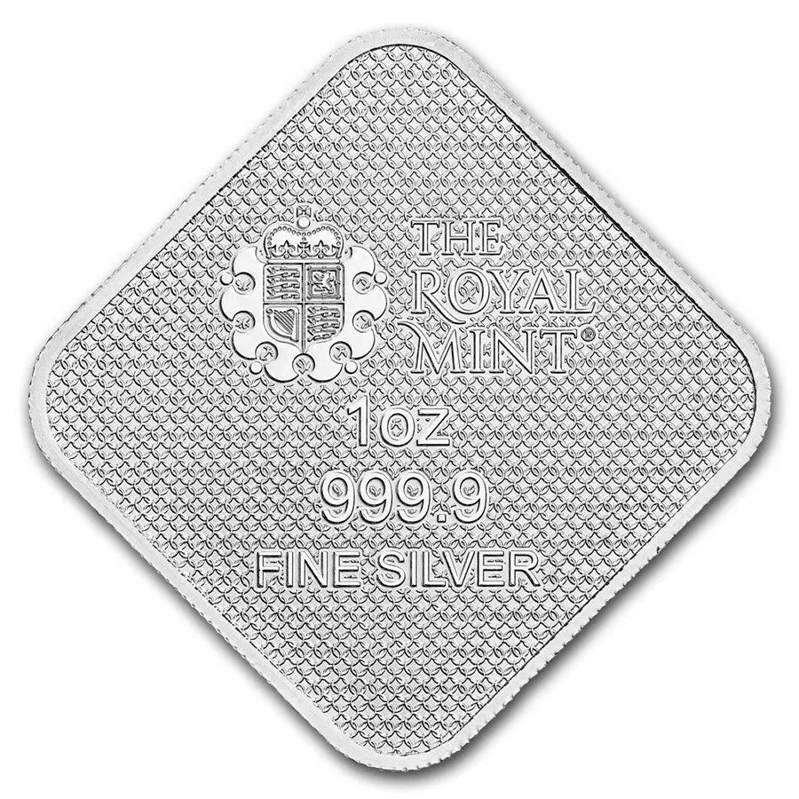 Great Britain Queen's Beasts Completer 2025 Silver 1 oz (ounce) Bar in TEP The Royal Mint