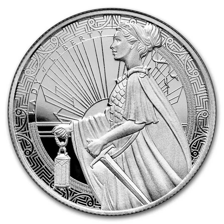 PAMP Suisse Lady of Liberty Silver 1 oz (ounce) Coin PAMP Suisse