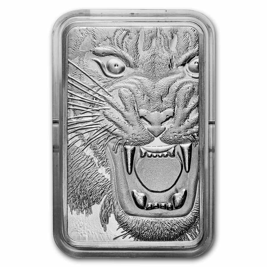 PAMP Suisse Royal Bengal Tiger Silver 10 oz (ounce) Bar