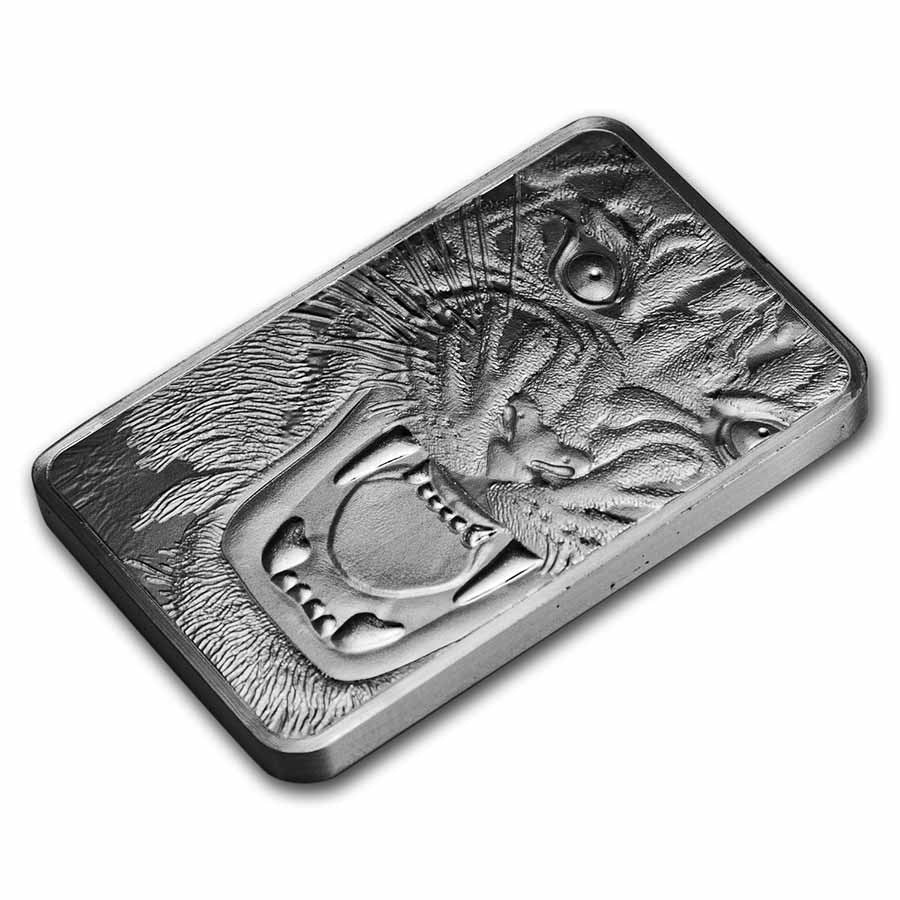 PAMP Suisse Royal Bengal Tiger Silver 10 oz (ounce) Bar