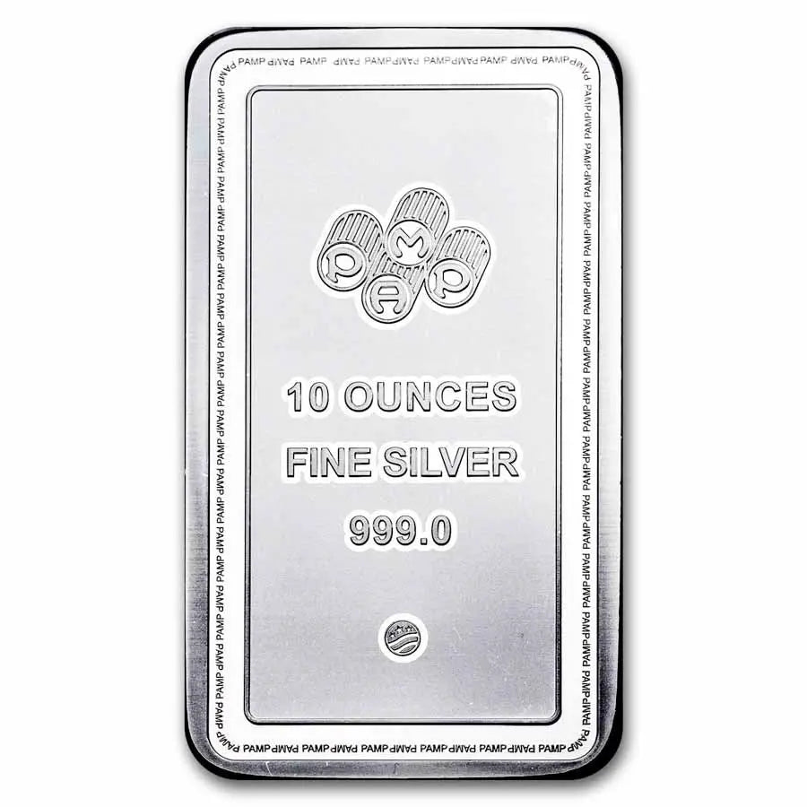 PAMP Suisse Lady of Liberty Silver 10 oz (ounce) Bar PAMP Suisse