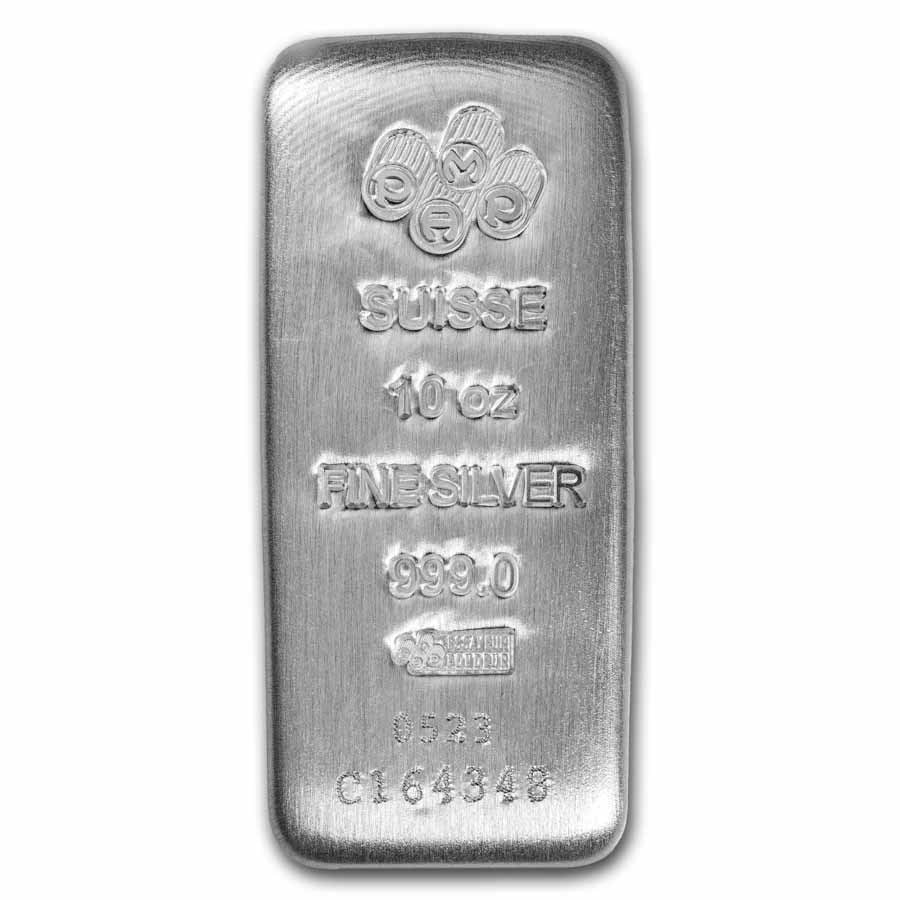 PAMP Suisse Silver 10 oz (ounce) Bar