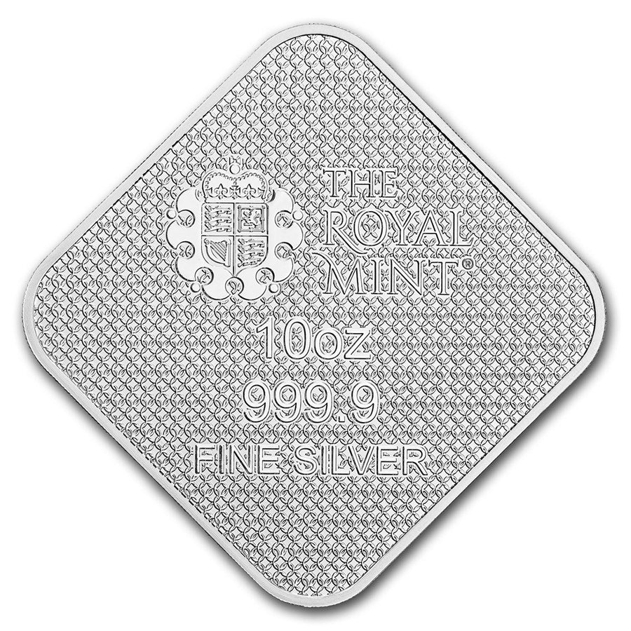 Great Britain Queen's Beasts 2025 Silver 10 oz (ounce) Bar
