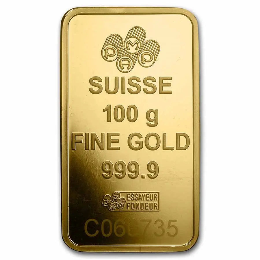 PAMP Suisse Gold 100 gram PAMP Suisse