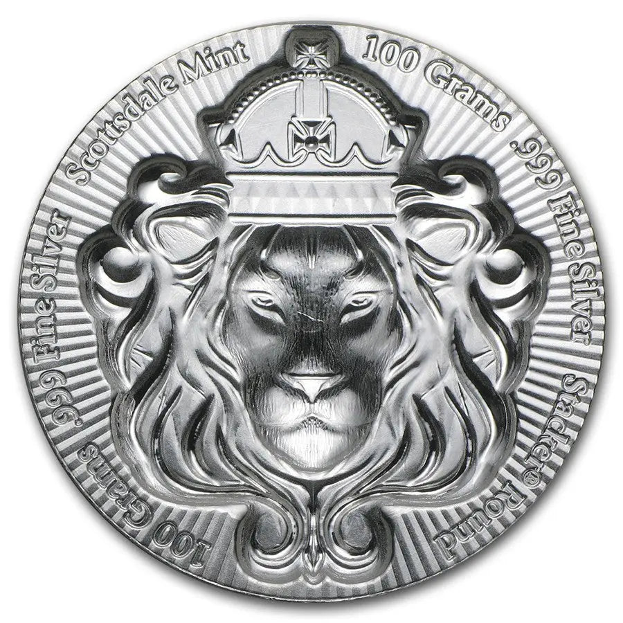 Scottsdale Stacker Silver 100 gram coin Scottsdale Mint