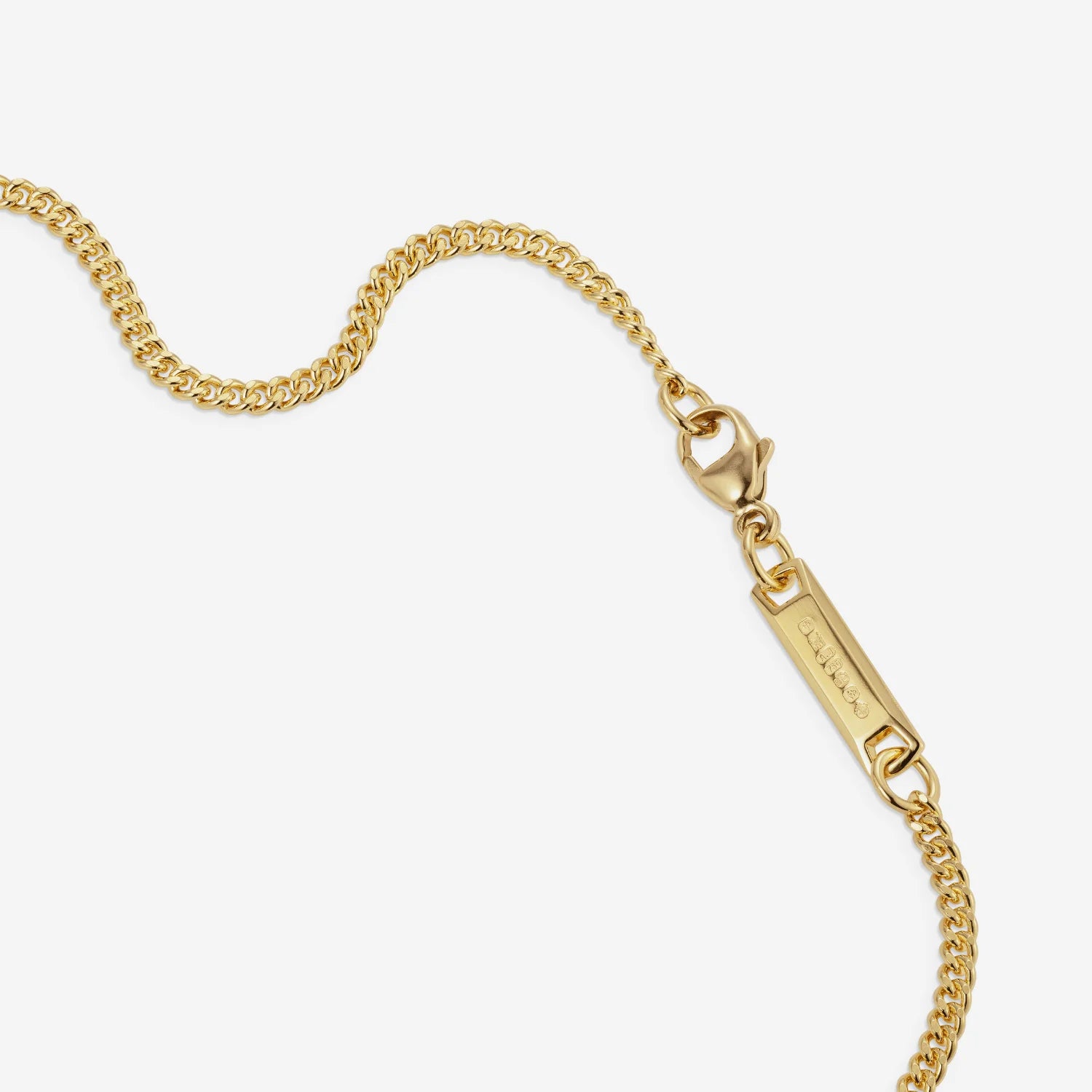 886 Fine Curb Chain Bracelet in 18ct Yellow Gold