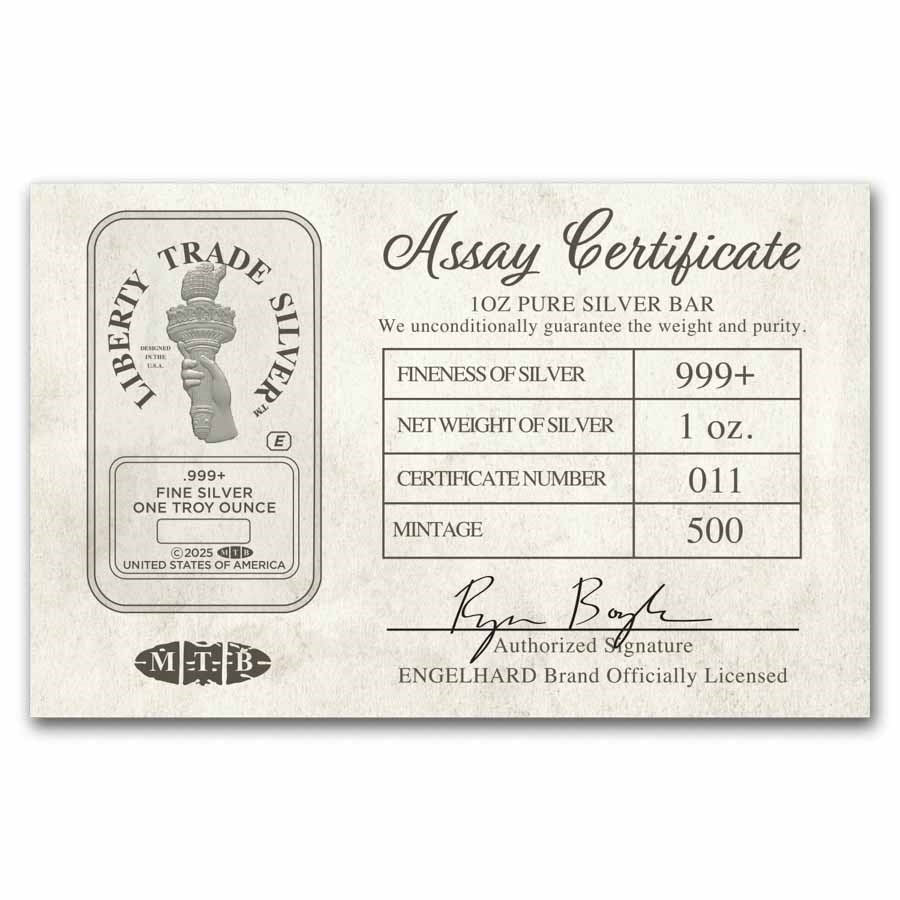 Engelhard The Lady Liberty Silver 16 oz (ounce)