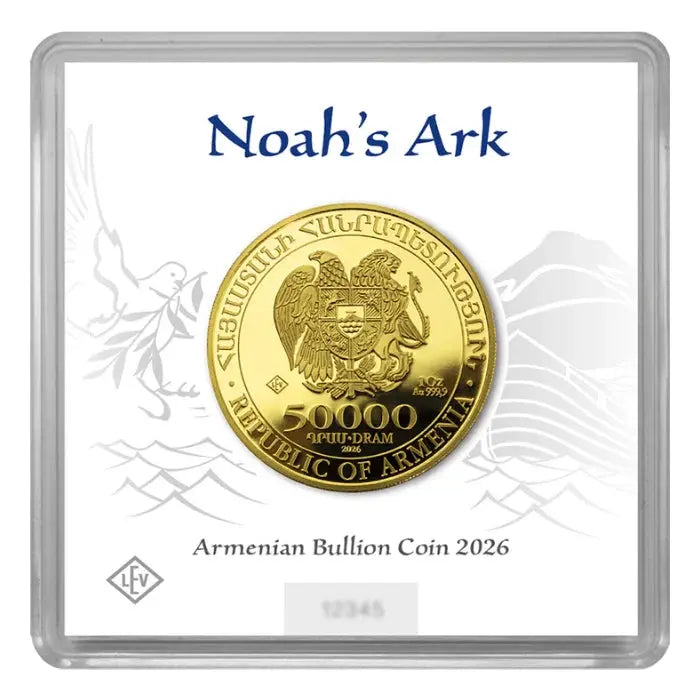 Armenia Noah's Ark Gold 1 oz (ounce) Geiger Edelmetalle
