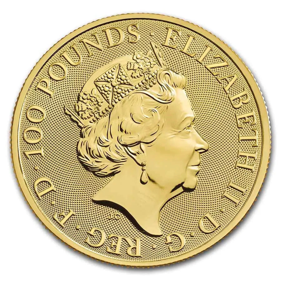 Great Britain Queen's Beasts Completer Gold 1 oz (ounce) Coin The Royal Mint