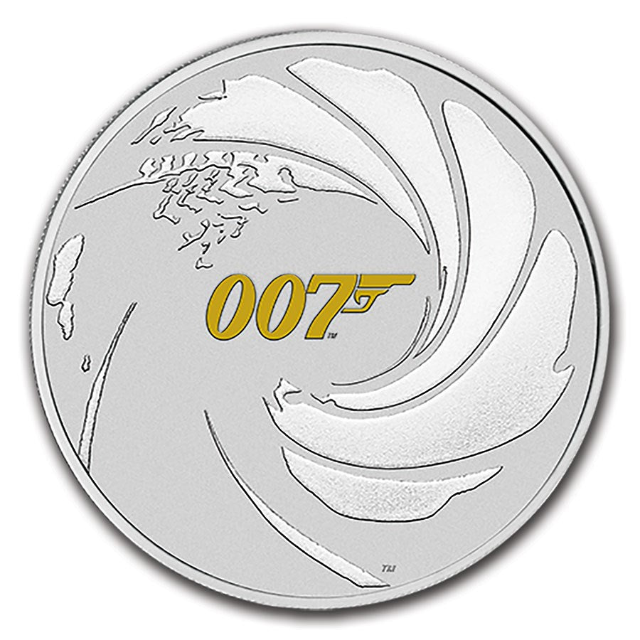 James Bond 007 2021 Silver 1 oz (ounce)