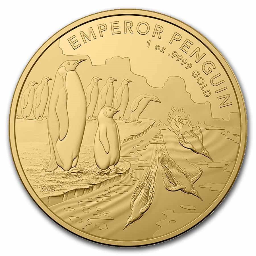 Australia Emperor Penguin Gold 1 oz (ounce) coin