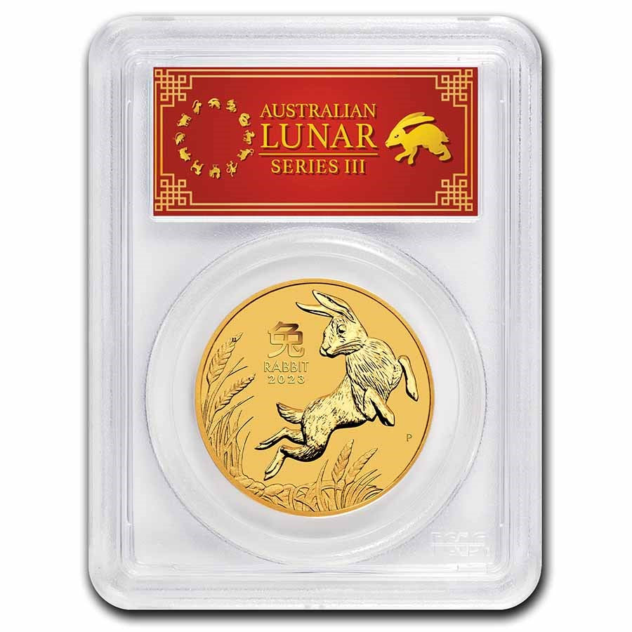 Australia Lunar Rabbit Gold 1 oz (ounce) coin