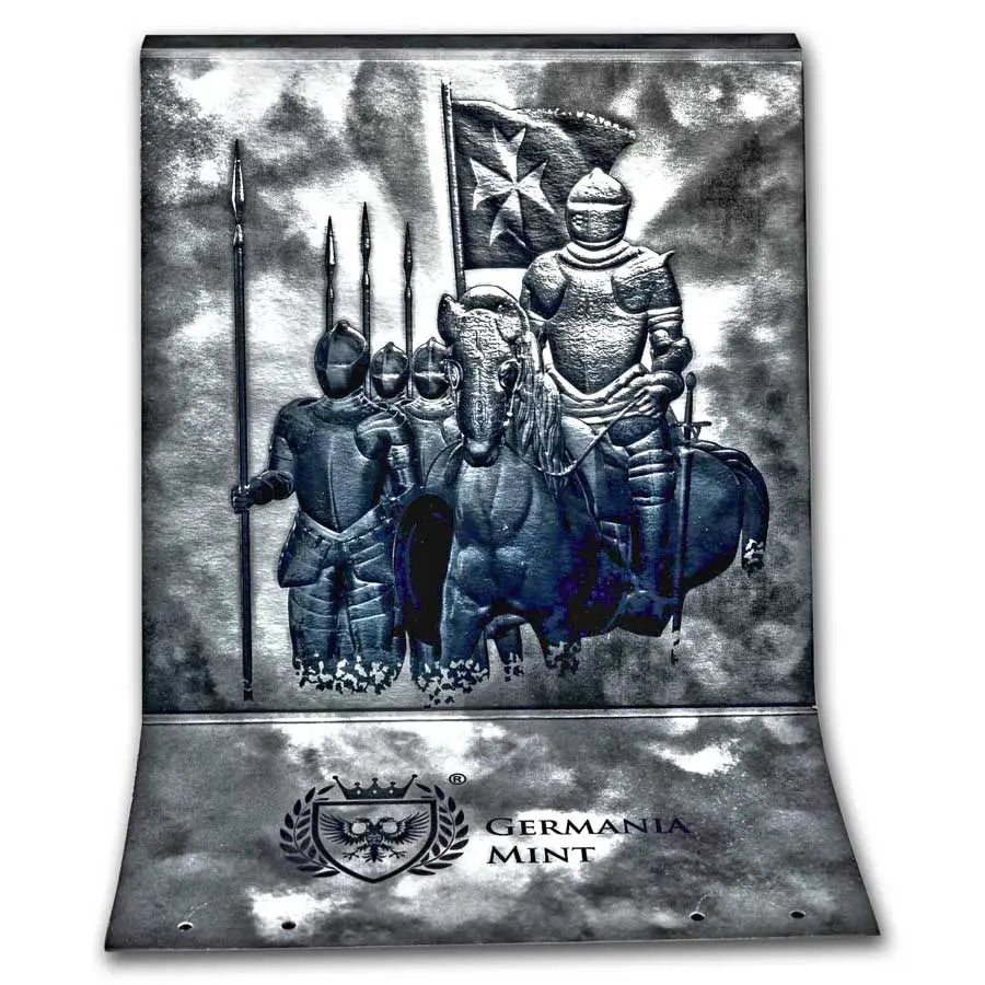 Malta Knights of the Past Silver 1 oz (ounce) The Germania Mint
