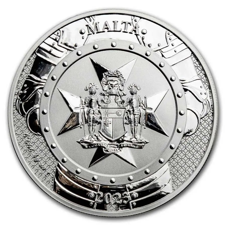 Malta Knights of the Past Silver 1 oz (ounce) The Germania Mint
