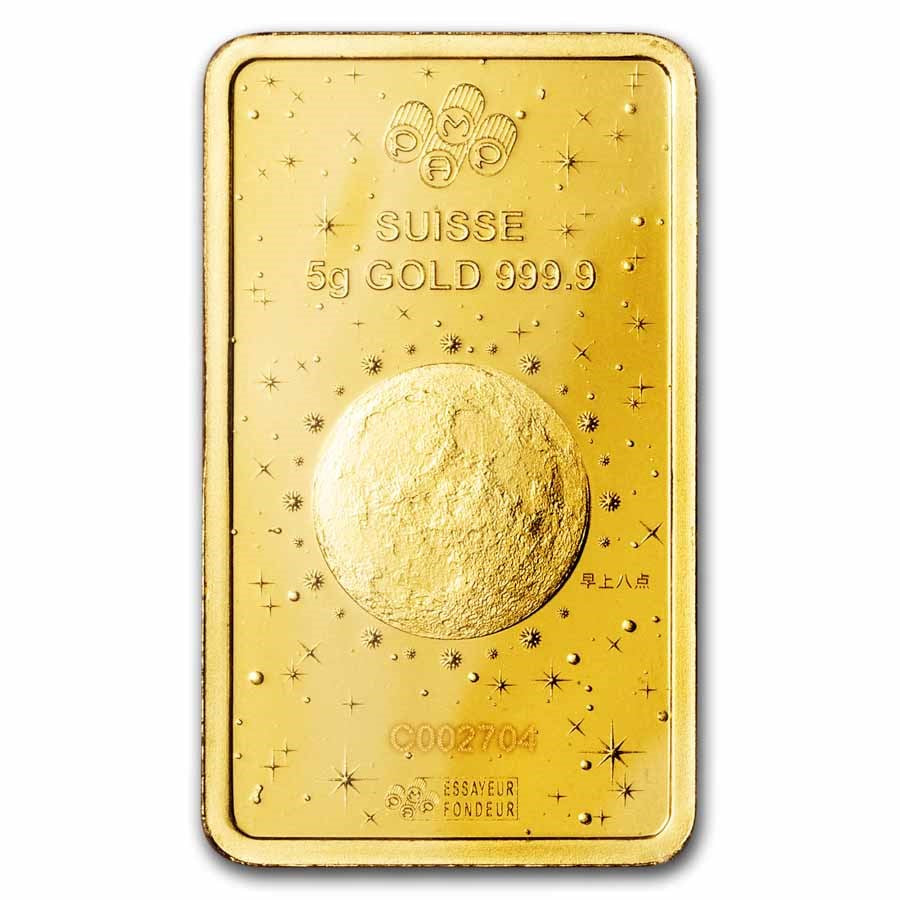 PAMP Suisse Lunar Legends Azure Dragon Gold 5 gram Bar