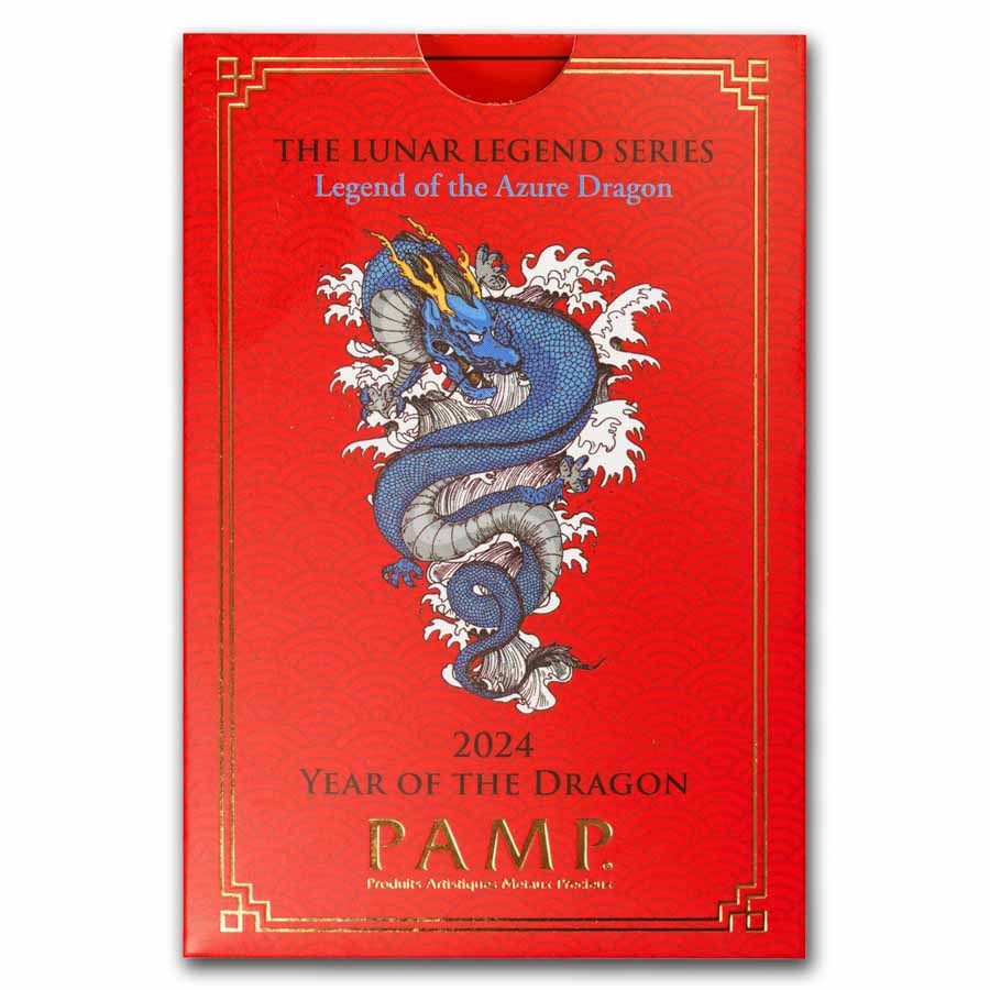 PAMP Suisse Lunar Legends Azure Dragon Gold 5 gram Bar