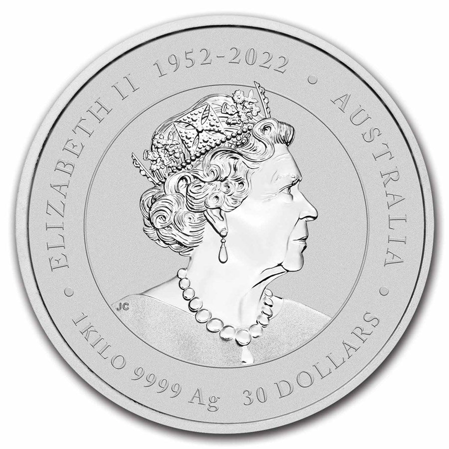 Australia Lunar Dragon Silver 1 kilo coin