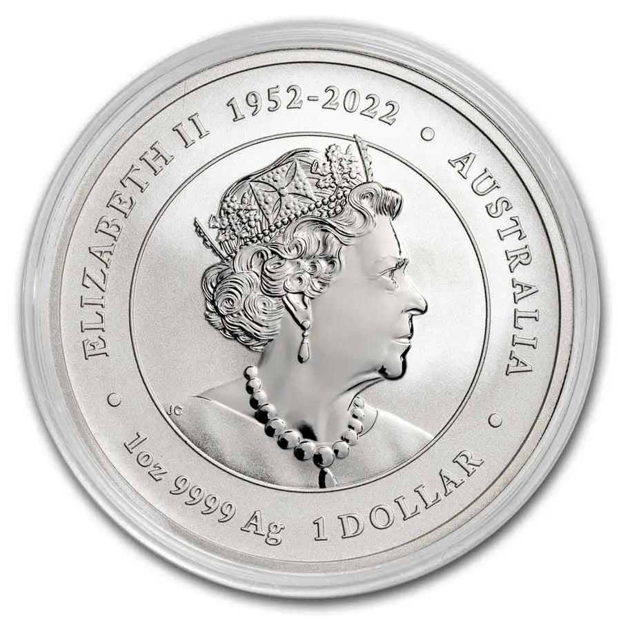 Australia Lunar Dragon Silver 1 oz (ounce) coin The Perth Mint