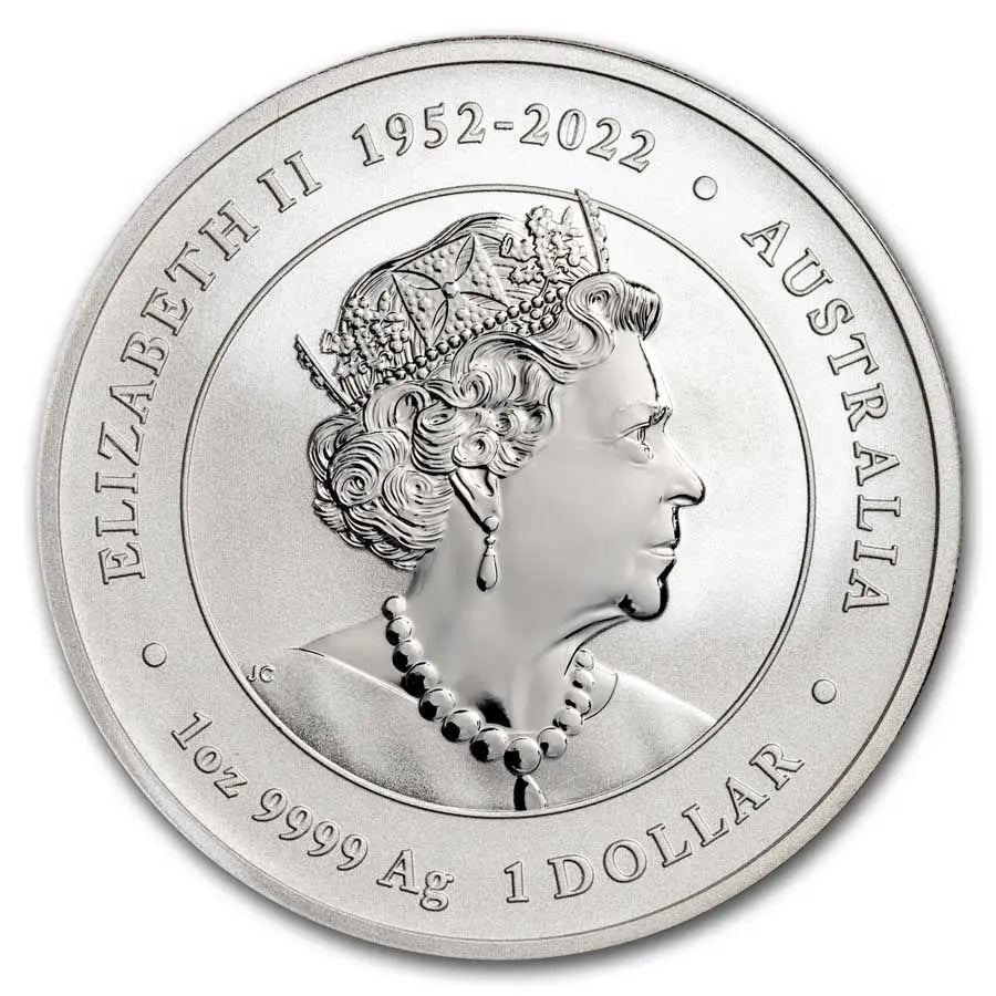 Australia Lunar Dragon Silver 1 oz (ounce) coin The Perth Mint