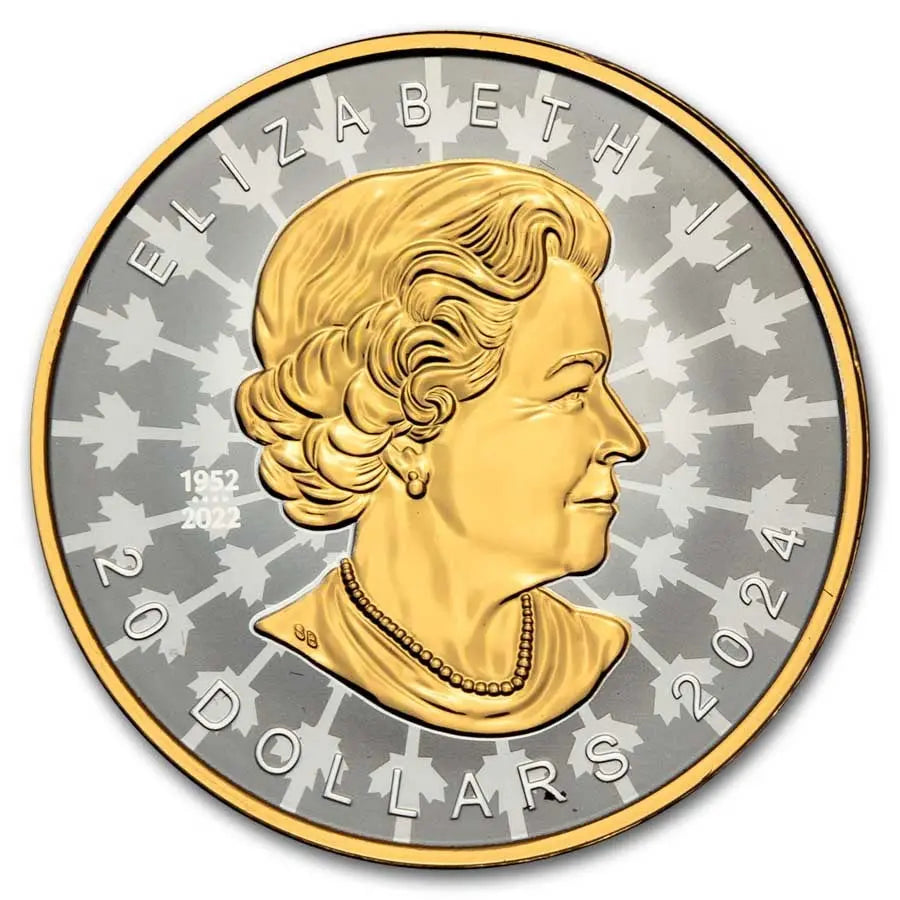 Canada Maple Leaf Super Incuse Reverse Proof Silver 1 oz (ounce) coin The Royal Canadian Mint