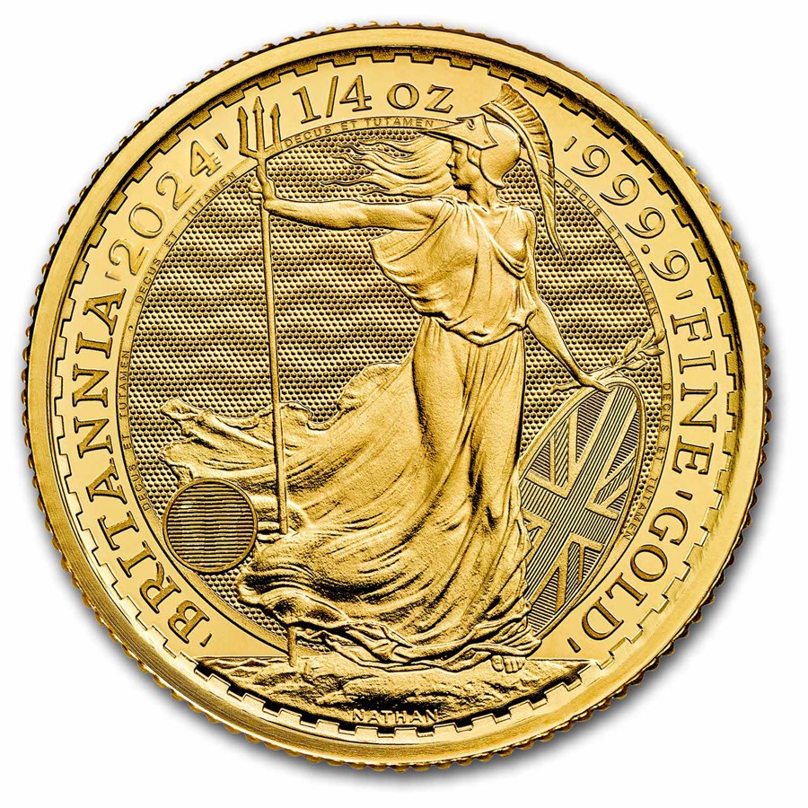 Great Britain Britannia Gold 1/4 oz (ounce) coin