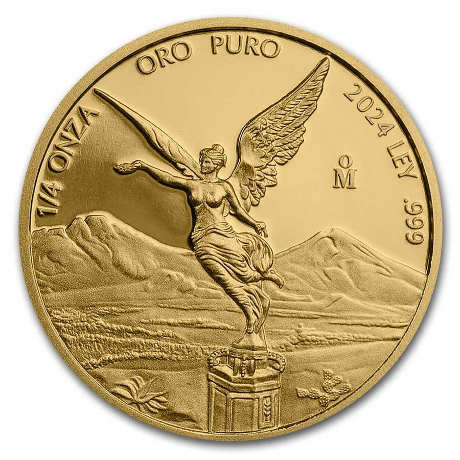 Mexico Libertad Gold 1/4 oz (ounce) coin NGC