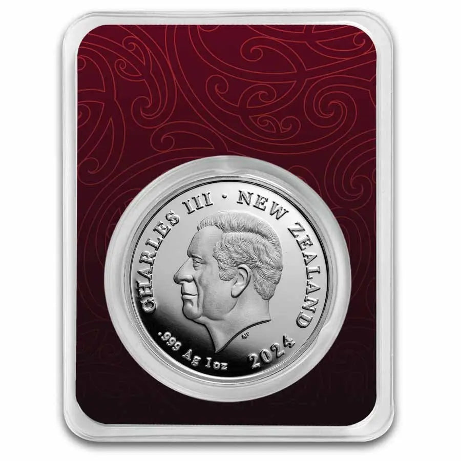 New Zealand Taniwha Cave Silver 1 oz (ounce) in TEP ABConcept Gold Store AE