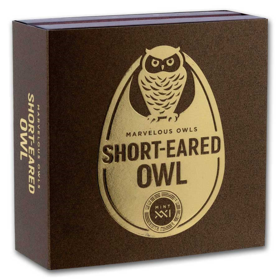 Niue Marvelous Short-Eared Owl Silver 1 oz (ounce)