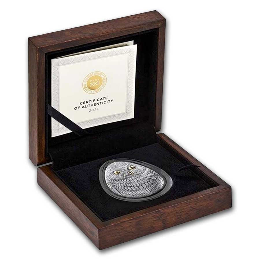 Niue Marvelous Short-Eared Owl Silver 1 oz (ounce)