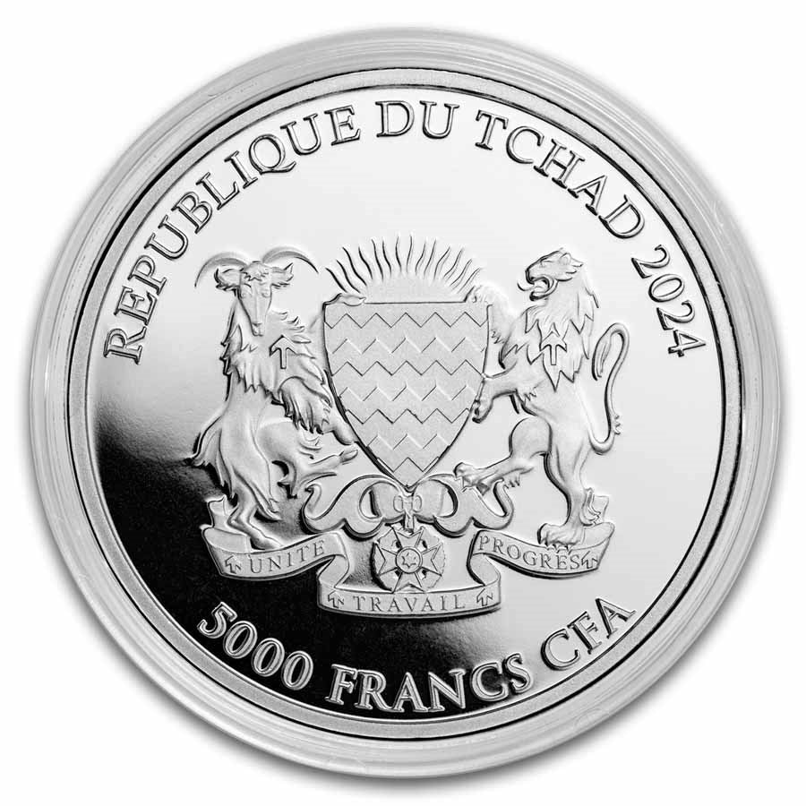 Chad Eastern Screech Owl Silver 1 oz (ounce) coin