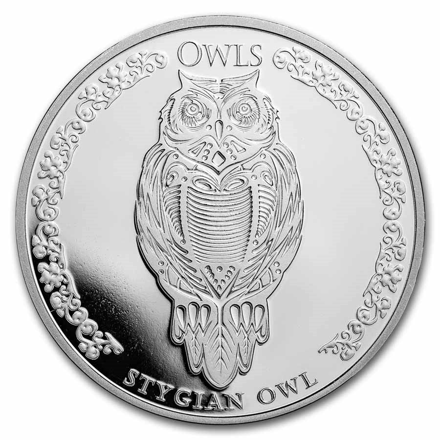 Chad Stygian Owl Silver 1 oz (ounce)