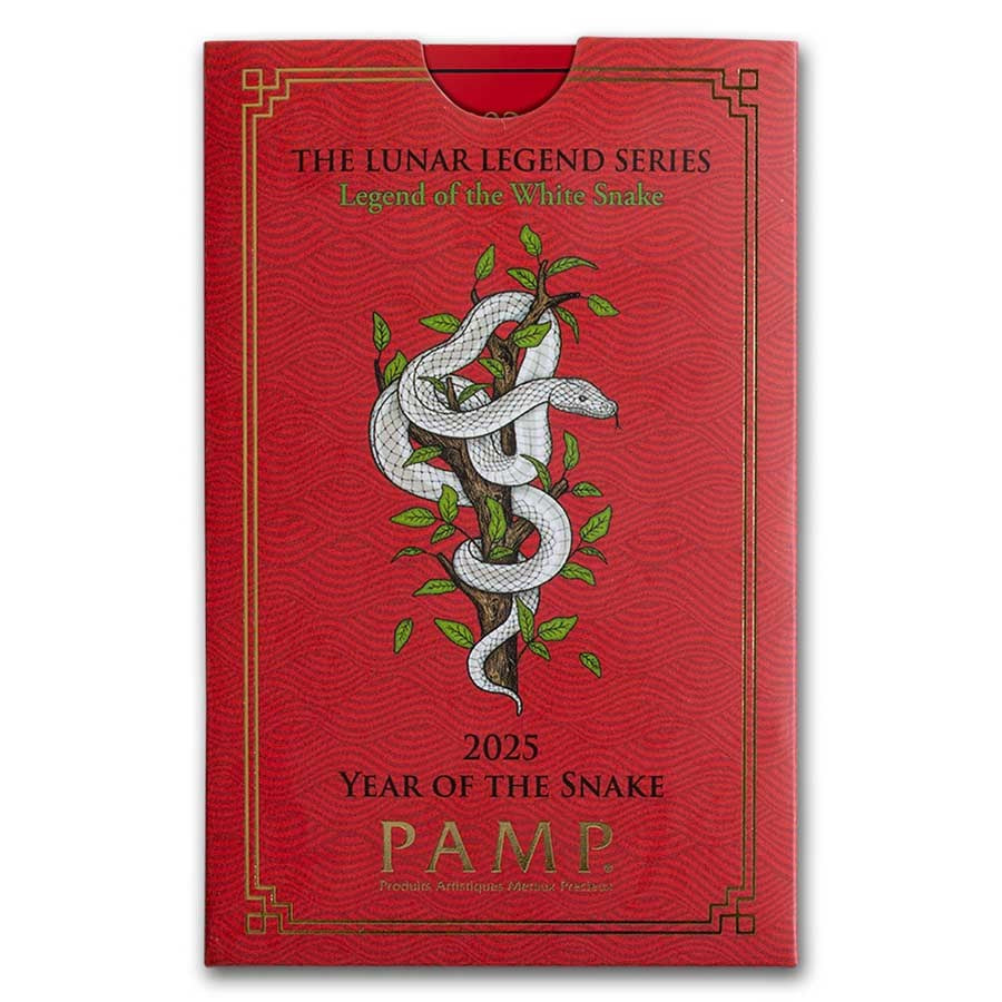 PAMP Suisse Lunar Legends White Snake Gold 5 gram Bar