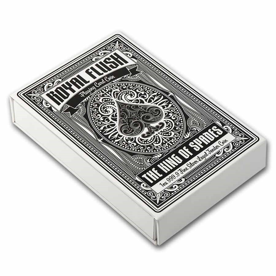 PAMP Suisse King of Spades Silver 1 oz (ounce) Bar