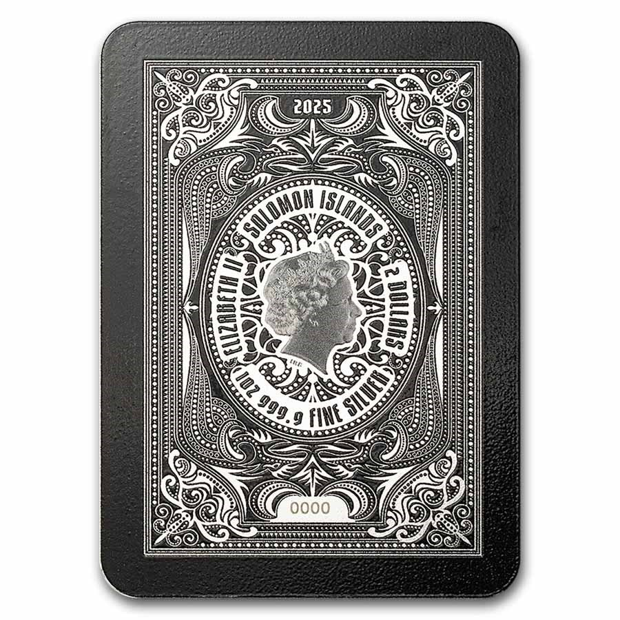 PAMP Suisse King of Spades Silver 1 oz (ounce) Bar