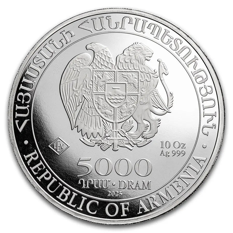 Armenia Noah's Ark Silver 10 oz (ounce) coin Geiger Edelmetalle