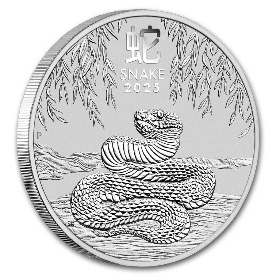 Australia Lunar Snake Silver 1 kilo coin