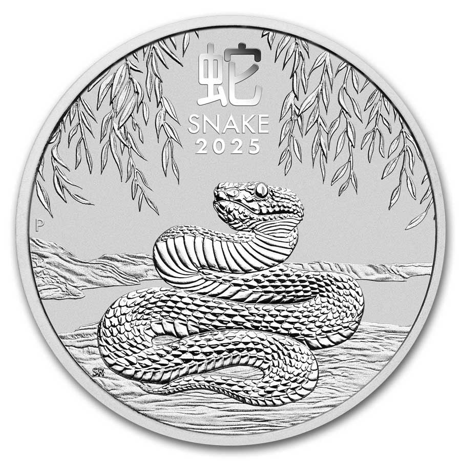 Australia Lunar Snake Silver 1 kilo coin