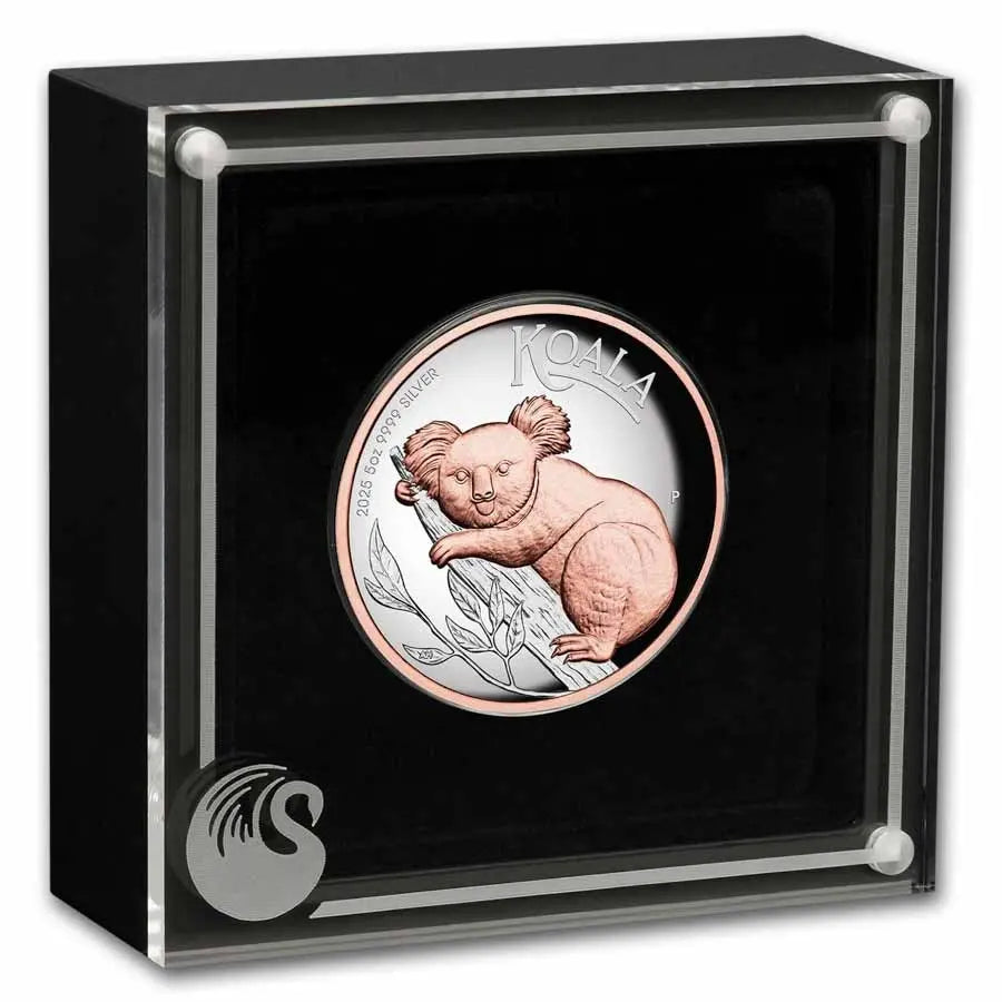 Australia Koala High Relief Silver 5 oz (ounce) coin The Perth Mint