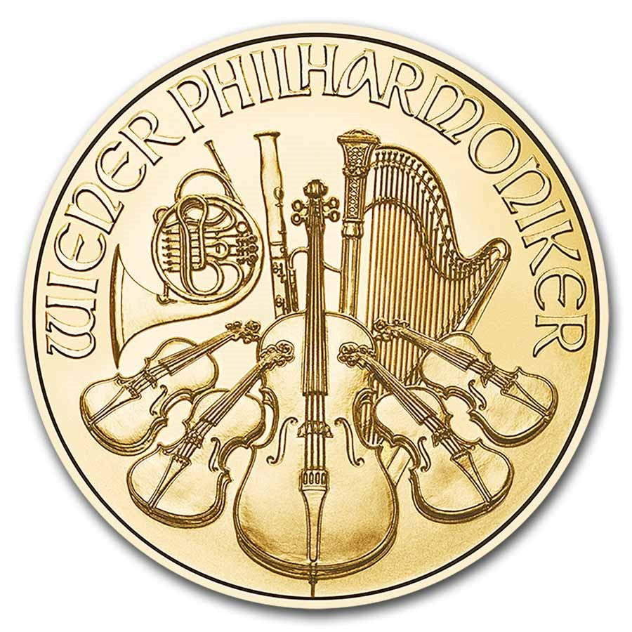 Austria Philharmonic Gold 1 oz (ounce) coin